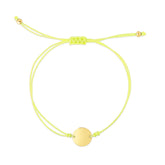 14K Yellow Cord Circle Adjustable Bracelet
